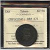 Image 2 : Br. 671. Joseph Roy ½ penny.