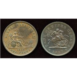 Two pennies: Br. 528 and Br. 719.