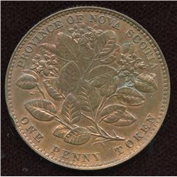 Br. 875, Nova Scotia 1856 Mayflower Penny