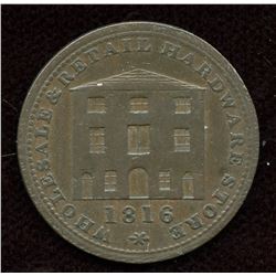 Br. 893, W.A. & S. Black token