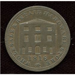 Br. 893, W.A. & S. Black token