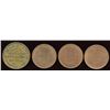 Image 2 : Quebec & Nova Scotia - Br. 585, 586, 587, 901.  Lot of four tokens.