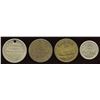 Image 1 : Ontario - Br. 734, 749, 750, 752.  Lot of four tokens.