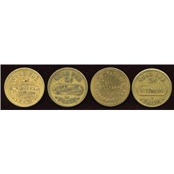 Ontario - Br. 752, 753, 754, 757.  Lot of four tokens.