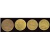 Image 1 : Ontario - Br. 752, 753, 852, 853.  Lot of four tokens.