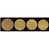 Image 2 : Ontario - Br. 752, 753, 852, 853.  Lot of four tokens.