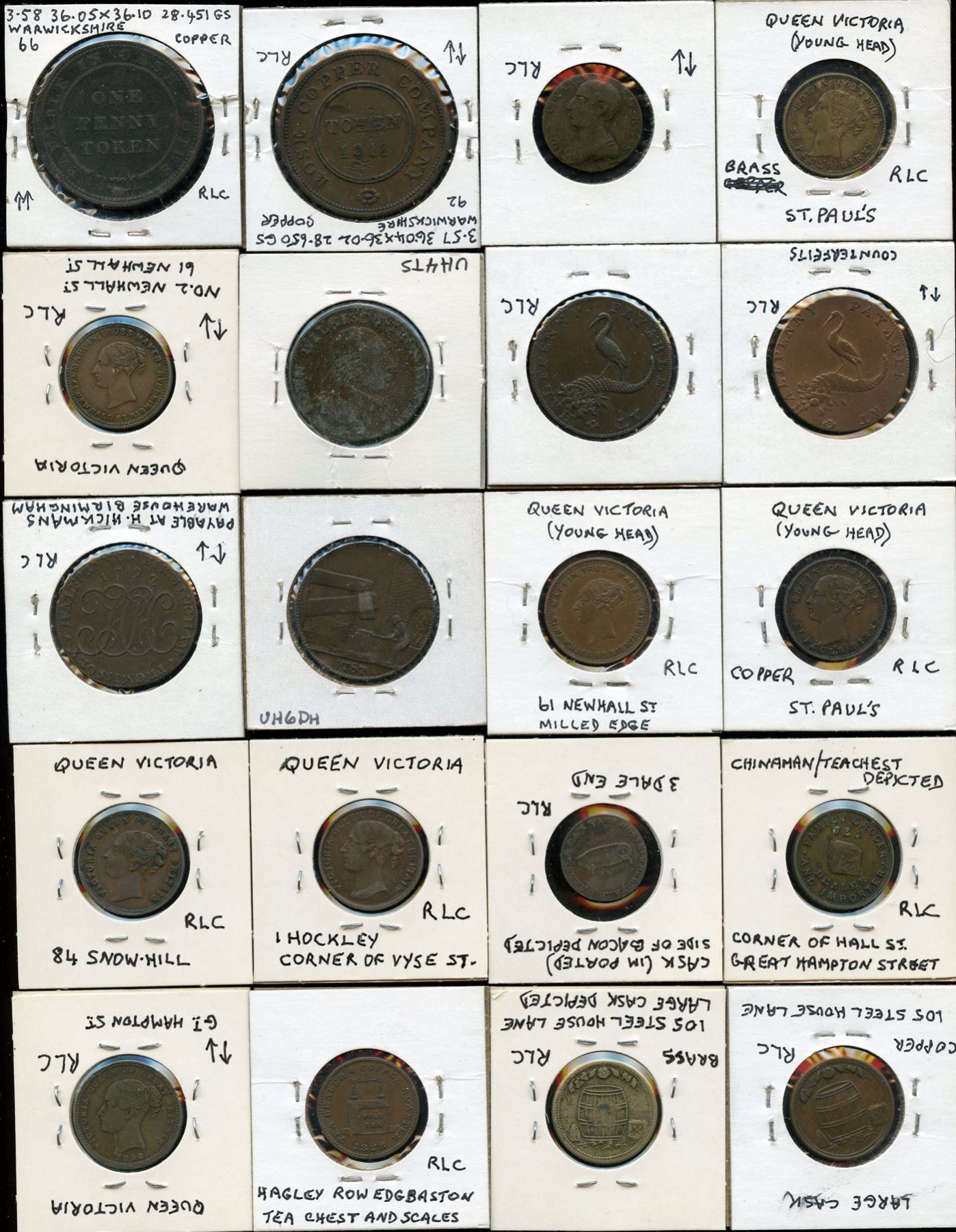 Conder Tokens - Lot of 47