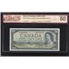Image 1 : Bank of Canada $20, 1954 - 3 Digit Radar
