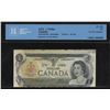 Image 1 : Bank of Canada $1, 1973 - Cut out of Registry Error