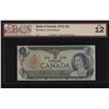 Image 1 : Bank of Canada $1, 1973 ERROR - Missing Serial Number