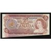 Image 1 : Bank of Canada $2, 1974 - Cutting Error