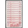 Image 2 : Bank of Canada $2, 1974 - Lot of 11 Sequential Prefix Radars