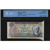 Image 1 : Bank of Canada $5, 1972 - Folding and Cutting Error
