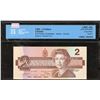 Image 1 : Bank of Canada $2, 1986 - 2 Digit Radar, Rotator