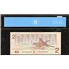 Image 2 : Bank of Canada $2, 1986 - 2 Digit Radar, Rotator