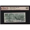 Image 1 : Bank of Canada $20, 1991 - Full Offset Printing Error