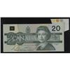 Image 2 : Bank of Canada $20, 1991 - Folding and Cutting Error