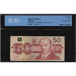 Bank of Canada $50, 1988 - Misplaced OSD Error