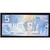 Image 2 : Bank of Canada $5, 2002 - Rare Inverted Ghost Design