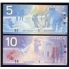 Image 2 : Bank of Canada $10, 2001 & Bank of Canada $5, 2002 Matched Radars