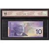 Image 2 : Bank of Canada $10, 2001 - Ascending/Descending Radar