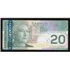 Image 1 : Bank of Canada $20, 2008 Error Offset Serial Number