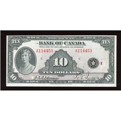 Bank of Canada $10, 1935