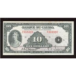 Banque du Canada $10, 1935