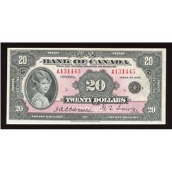 Bank of Canada $20, 1935