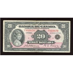 Banque du Canada $20, 1935