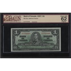 Bank of Canada $1, 1937