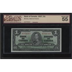 Bank of Canada $1, 1937