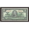Image 1 : Bank of Canada $1, 1937 Narrow Signature Panel