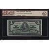 Image 1 : Bank of Canada $1, 1937 Narrow Signature Panel