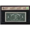 Image 2 : Bank of Canada $1, 1937 Narrow Signature Panel