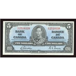 Bank of Canada $5, 1937