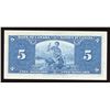 Image 2 : Bank of Canada $5, 1937