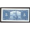 Image 2 : Bank of Canada $5, 1937