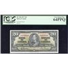 Image 1 : Bank of Canada $20, 1937 Transitional Prefix