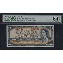 Bank of Canada $50, 1954 Devil's Face