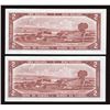 Image 2 : Bank of Canada $2, 1954 Replacements - Lot of 2 Consecutive