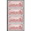 Image 2 : Bank of Canada $2, 1954 Replacements - Lot of 4 Consecutive