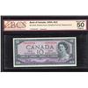 Image 1 : Bank of Canada $10, 1954 Replacement