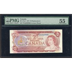 Bank of Canada $2, 1974 Replacement