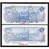 Image 2 : Bank of Canada $5, 1972 & 1979 - Specimen Notes