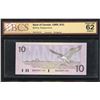 Image 1 : Bank of Canada $10, 1989 Changeover