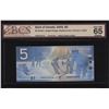 Image 1 : Bank of Canada $5, 2002 Replacement