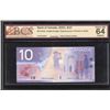 Image 1 : Bank of Canada $10, 2001 Replacement