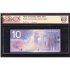 Image 1 : Bank of Canada $10, 2001 Changeover
