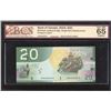 Image 1 : Bank of Canada $20, 2004 Single Note Replacement